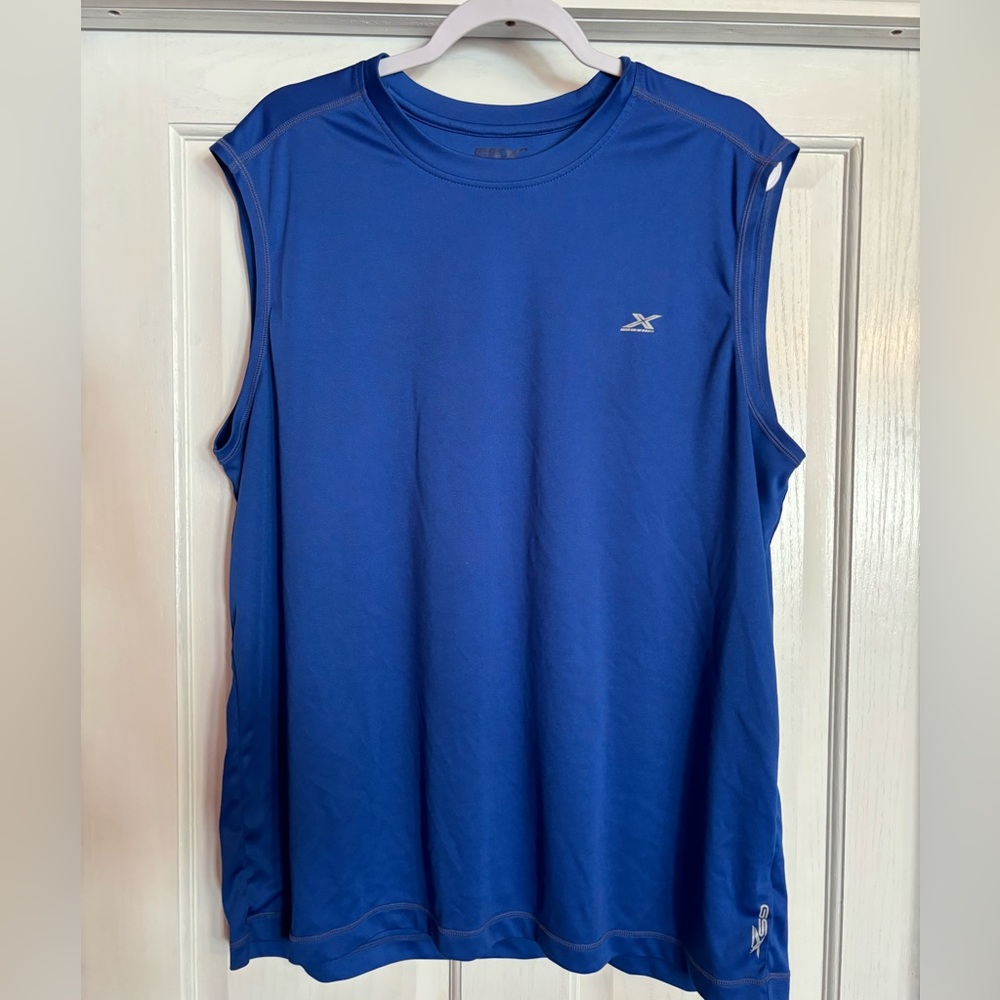 Mens xl blue sleeveless shirt
